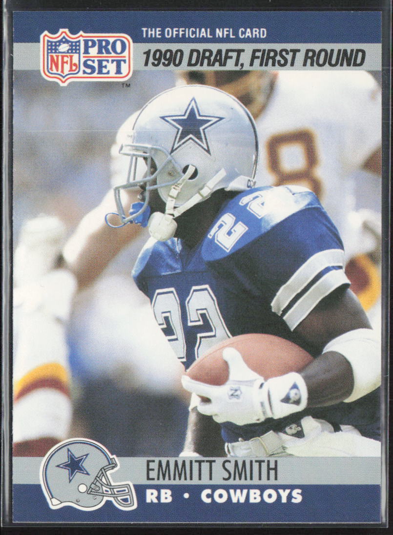 1990 Pro Set #685 Emmitt Smith Rookie RC