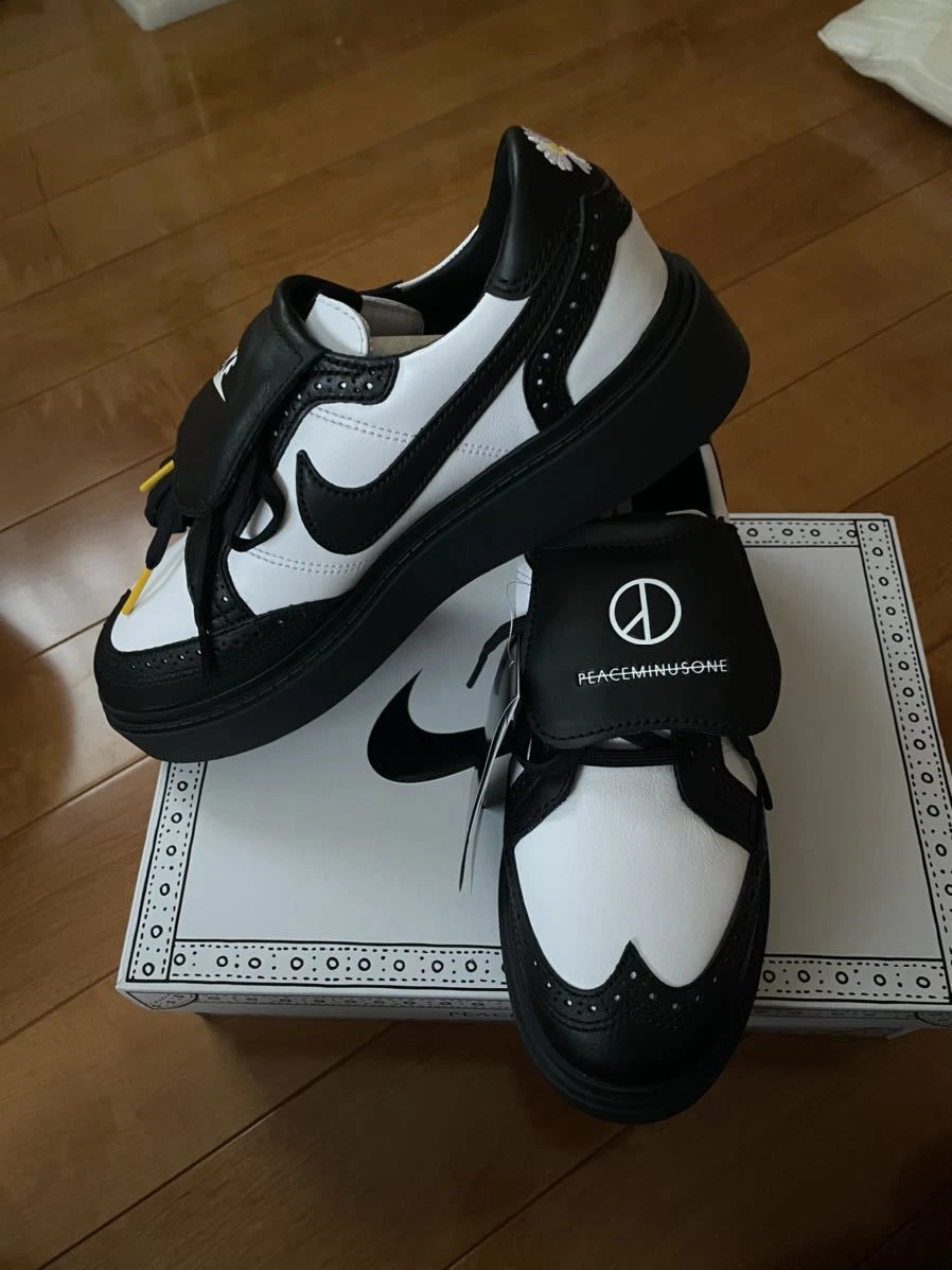 PEACEMINUSONE G DRAGON Nike Kwondo 1 Black and White 27cm | eBay