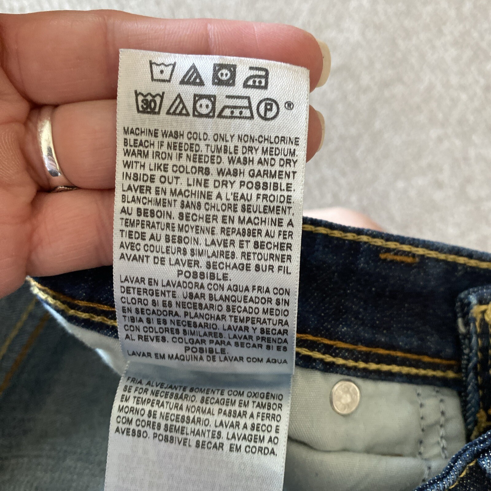 Women's percentM LEVIS Jeans Demi Curve Dark Wash image 5