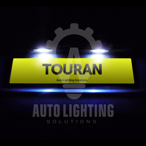 For VW Touran 1T1 1T2 20032010 White LED Number Plate Light Bulb