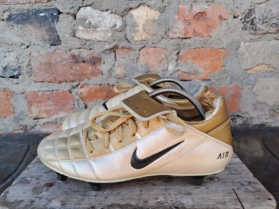 Nike Total 90 Air Zoom II SG Gold Soccer Cleats Football Boots