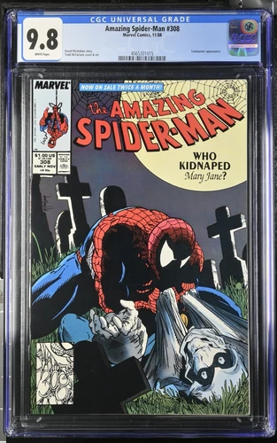 Amazing Spider-Man #308 CGC 9.8 NM/M 🐈‍⬛ Todd McFarlane Black Cat & Taskmaster
