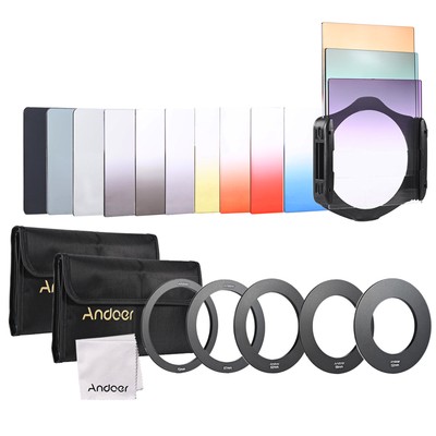7 Gradient Filters 3 Gradient ND Filter 5 Adapter Rings for Cokin P Series E6C4