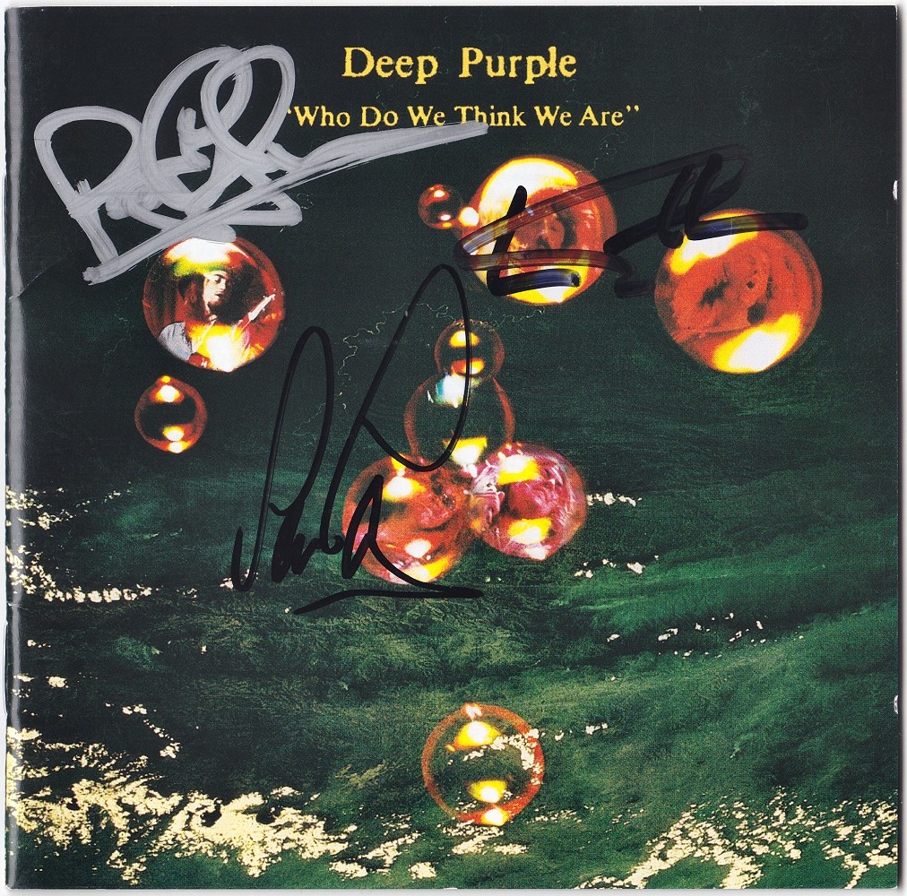 DEEP　PURPLE イアン・ギラン　GERARD VIENNA など　サイン DEEP PURPLE イアン・ギラン GERARD VIENNA など サイン