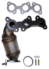 Front Left Catalytic Converter with Integrated Exhaust Manifold For 2002 Toyota