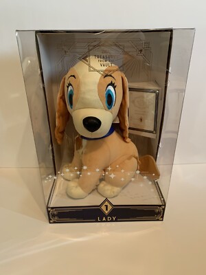 Disney Treasures from The Vault Limited Edition Lady Plush Amazon Exclusive NIB