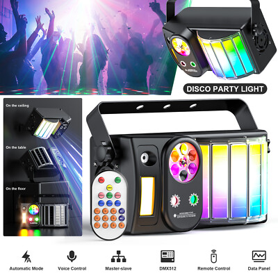 RGB Laser Beam Projektor DJ Disco Lichteffekt Party DMX Strobe Bühnenbeleuchtung