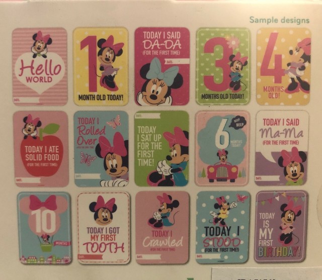 disney milestone cards