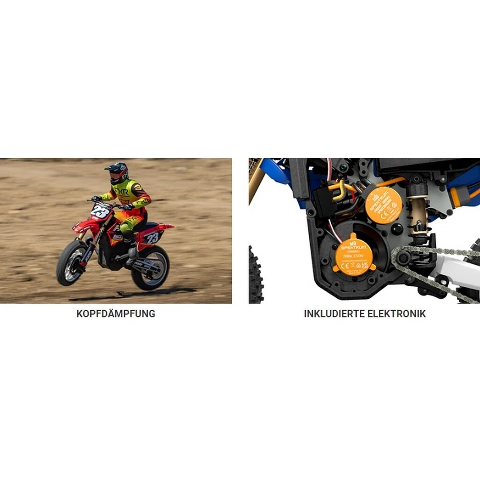 Losi LOS06000 Promoto-MX 1/4 Motorcycle RTR FXR - Bild 4 von 4