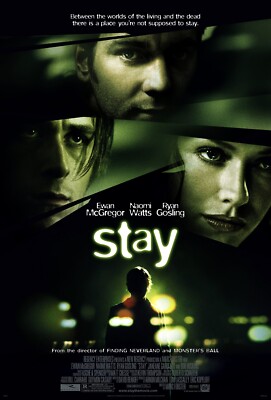 Stay movie poster - 11 x 17 inches - Ewan McGregor, Ryan Gosling, Naomi Watts