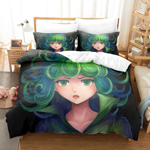Anime One Punch Man Duvet Cover Sets Pillowcase Bedding Set Home Textile Gift - Picture 33 of 36