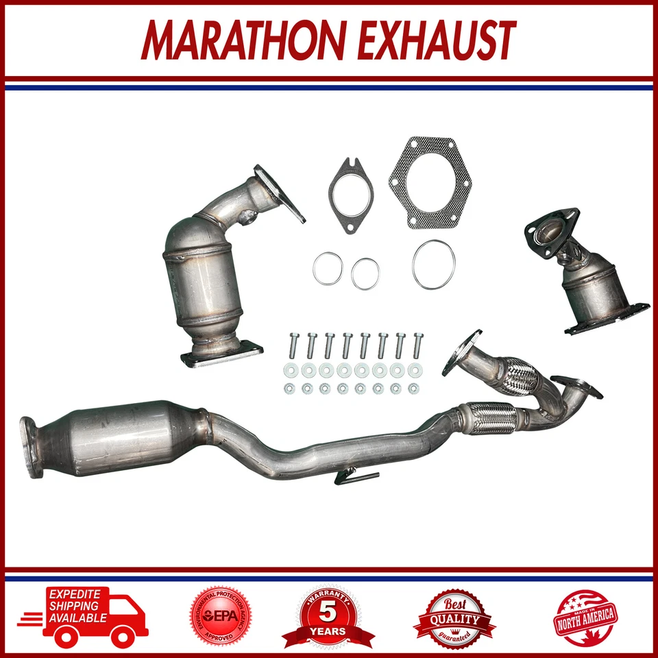 Juego de los tres convertidores catalíticos para Nissan Murano 2008-2019 3,5 L en stock  Foto 2 de 4