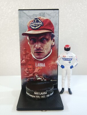 Figur 1/43 Niki Lauda Tribute World Champion + Formel 1 Podium