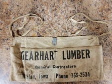 Nail Apron Gearhart Lumber Company General Contractors Harlan, Nebraska, #1