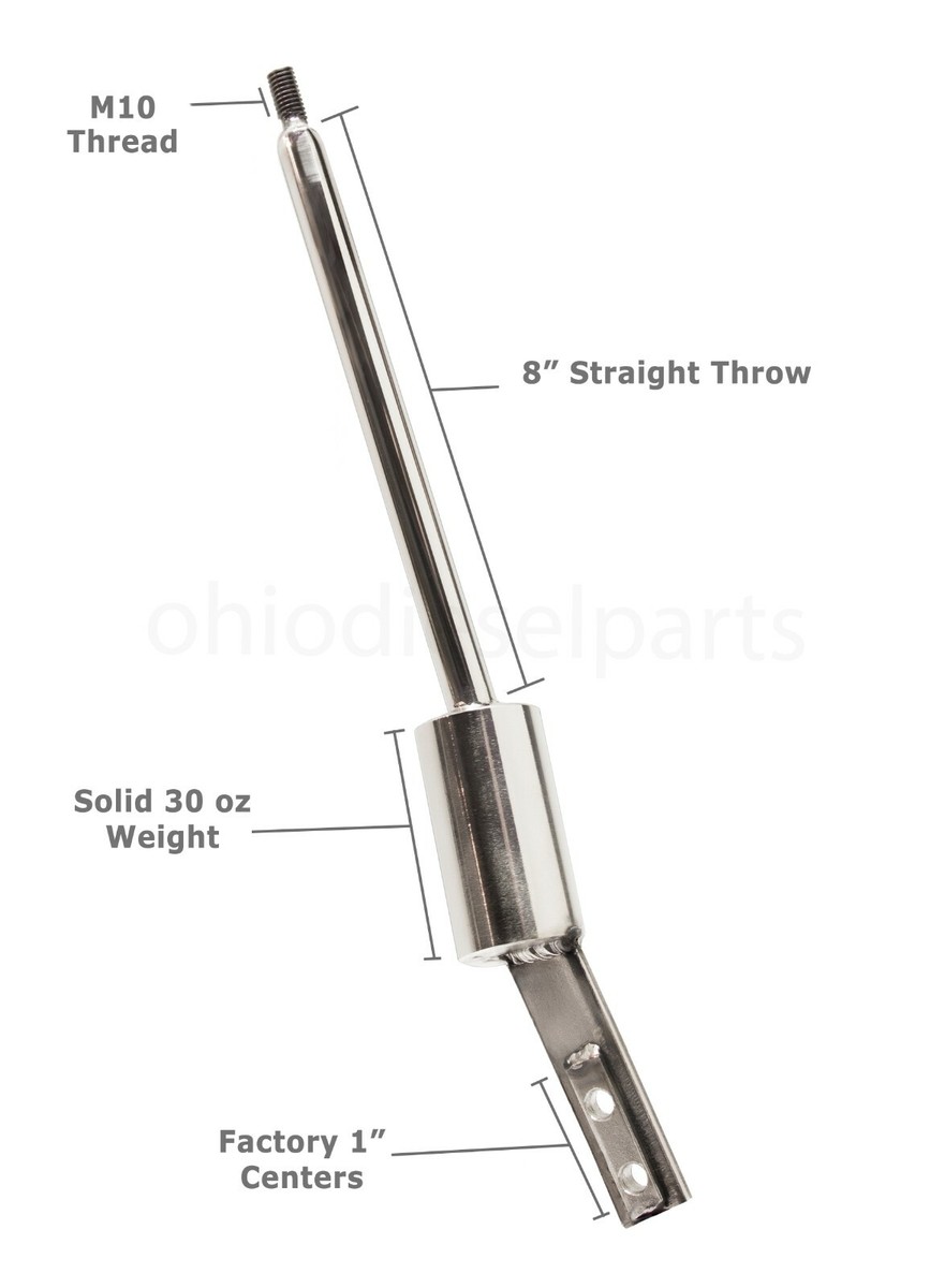 Dodge Ram G56 2500 3500 Manual Standard Shifter Stainless Short