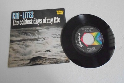7'' 45 GIRI CHI.LITES THE COLDEST DAYS OF MY LIFE Vinyl ;VINTAGE VINYL PLATTE