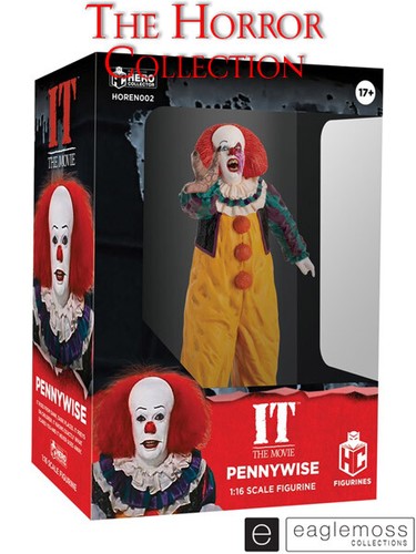 Eaglemoss Horror Collection It 1990 Movie Pennywise Resin Figurine New In Stock