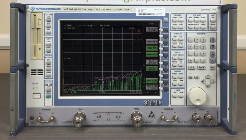 Rohde Schwarz ZVK 10 MHz - 40 GHz Vector Network Analyzer - LOADED