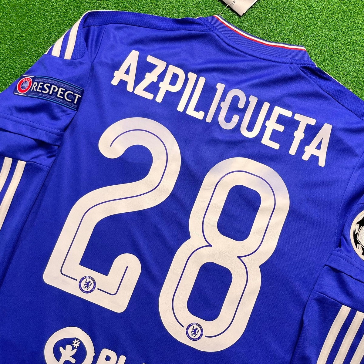 Azpilicueta Chelsea F.C Home Soccer Jersey Long Sleeve