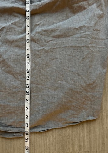 Eddie Bauer Men’s Voayger Flex Long Sleeve Shirt Button Shirt Size Large/Gray - Picture 8 of 8