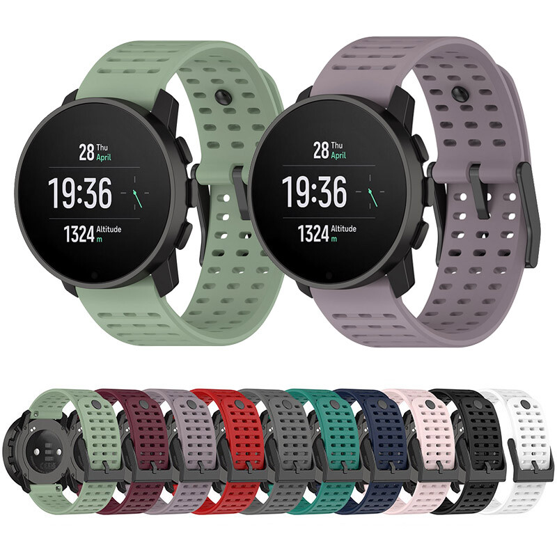22MM Sport Silicone Strap Watch Band For Suunto Vertical&sol;9 Peak Pro&sol;9 Peak&sol;5Peak