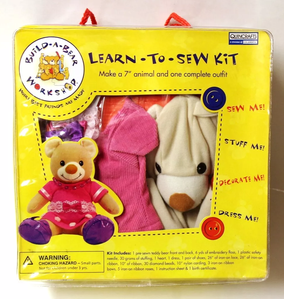 Teddy Bear Sewing Kit for Kids Girls and Boys Sewing Kits Projects Animal Sewing  Kits for Kids Craft Kits for Kids Sewing Kit Art Projects 