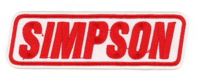 #ad Simpson Racing Patch – Motorsport Safety Heritage – Iron On Badge $5.99