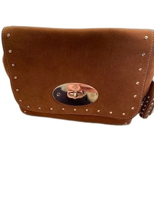 Mulberry Wildleder Schultertasche camelbraun Leder klein authentisch