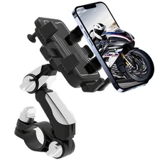 Motorcycle Bike E-Bike Handlebar Phone Mount Holder Stand for iPhone Samsung
