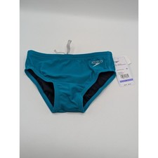 Speedo Boys Youth Size 26 Vibe Collection Brief Eco Endurance SwimSuit Aquarium