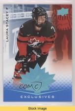 2021 Upper Deck Team Canada Juniors Blue Laura Stacey #60 READ 0l7u
