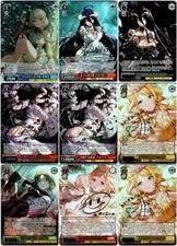 Weiss Schwarz Nikke, Azur Lane, Holo Custom Art Stamped Cards Goddess Collection