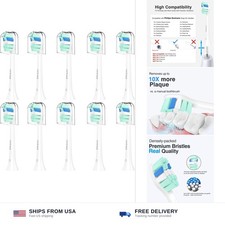 Replacement Toothbrush Heads for Replacement Heads, Electric...