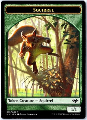 MAGIC TG: Modern Horizons #1//15 Shapeshifter//Squirrel Double-Sided Token.M2A