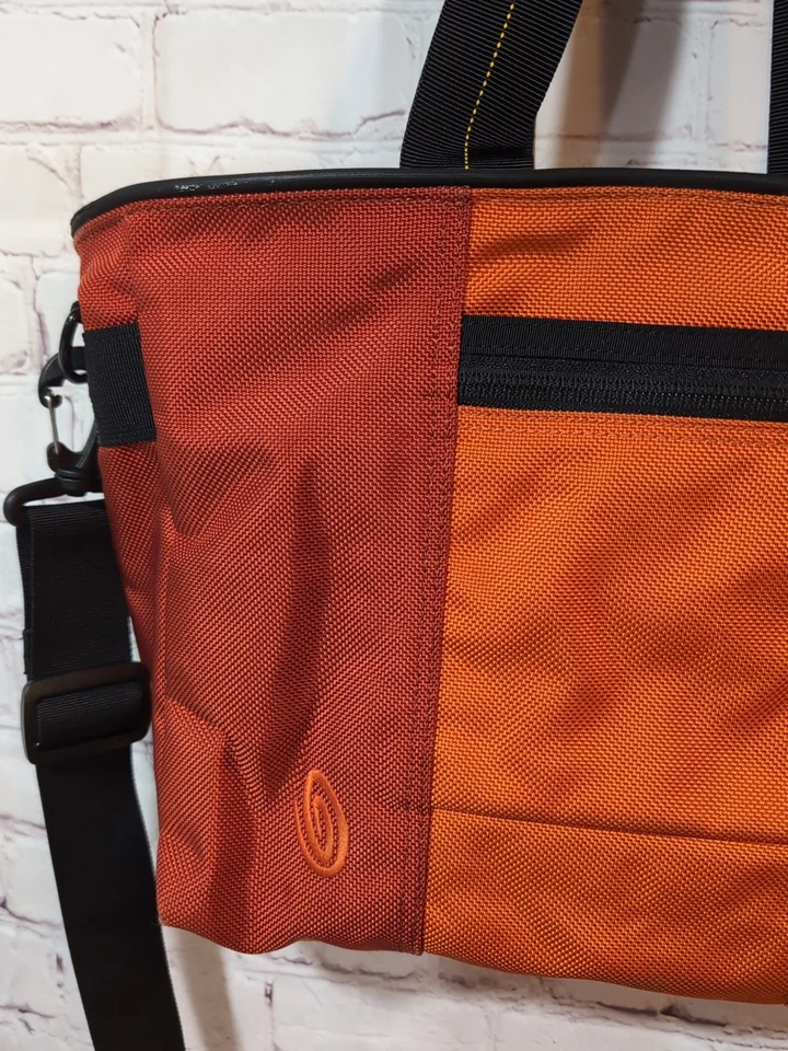 Timbuk2 Cargo Tote Medium Travel Bag Orange Crossbody Top Handle  - Image 3 of 4