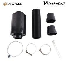 76mm 3'' Carbon Kaltluftansaugsystem Ansaugrohr Set Sportluftfilter Universal