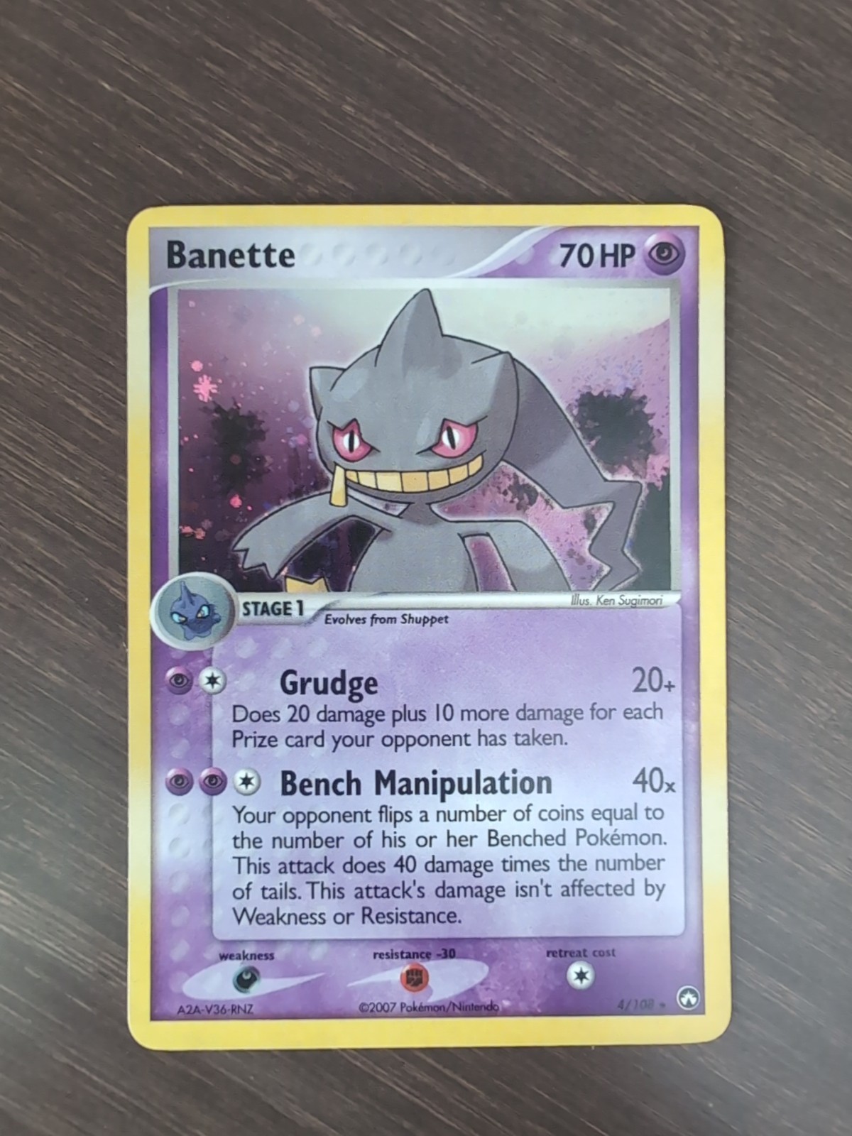 Pokemon Banette Holo Rare Power Keepers 4/108 NM Condition
