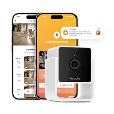 Petcube Cam Indoor Home Security Camera with 1080p HD Video, Two-Wa... Fast Ship