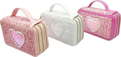 Gadget - Nice: Girabrilla Astuccio Tweed 3 Livelli -D- Nice