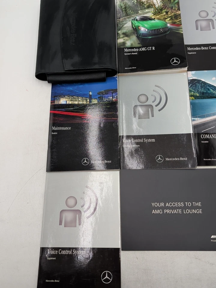 Mercedes Benz AMG GTR GT R GT-R 2018 manual del propietario con estuche Foto 4 de 4