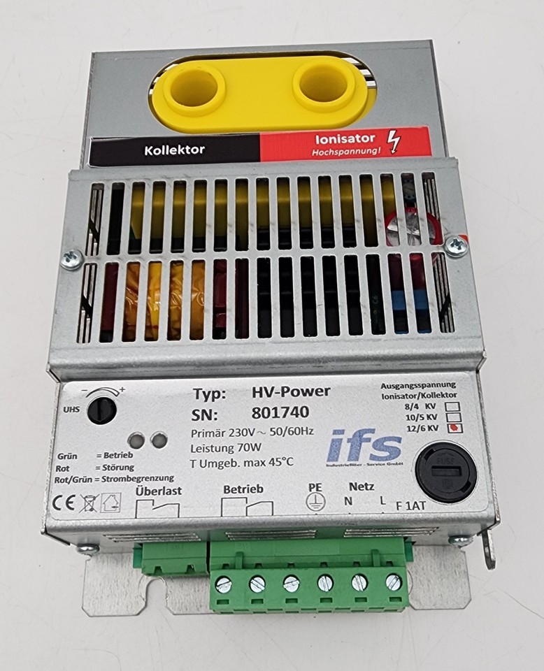 Ionizer Module IFS IFEZ245 HV-POWER (12/6 Kv) Electrostatic High Voltage Ionizer ...