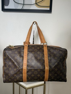 Vintage LOUIS VUITTON Monogram Sac Souple 45 BostonTravel Bag Duffle
