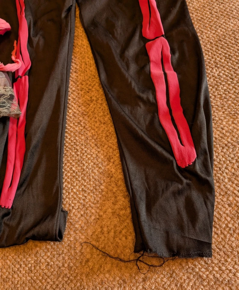 Disfraz de Halloween Punk Esqueleto Rosa Niños Talla L 12/14 Niñas Foto 3 de 4