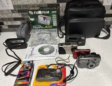 Digital And Film Camera Lot Nikon Fuji Pentax READ