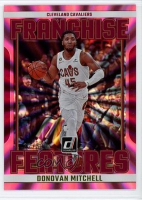 2023 Panini Donruss Franchise Features Holo Pink Laser /50 Donovan Mitchell 1uw6