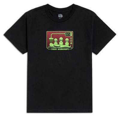 Alien Workshop Skateboards Shirt Abduction Ray Black