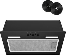 FIREGAS 52cm Integrated Cooker Hood Built In Extractor Fan with 350m³/h