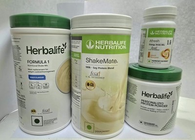 Herbalife Nutrition Weight Loss Package Afresh + Shakemate + Protein +Formula 1