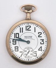 Waltham Premier Vanguard 23 Jewel GF Railroad Grade Pocket Watch. NOT RUNNING