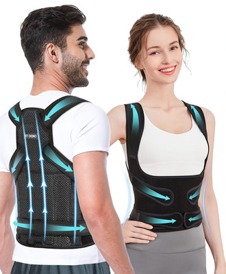 Posture Corrector for Women and Men - Adjustable Back Brace & Straightener L/XL